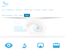Tablet Screenshot of irisdiagnosis.cz